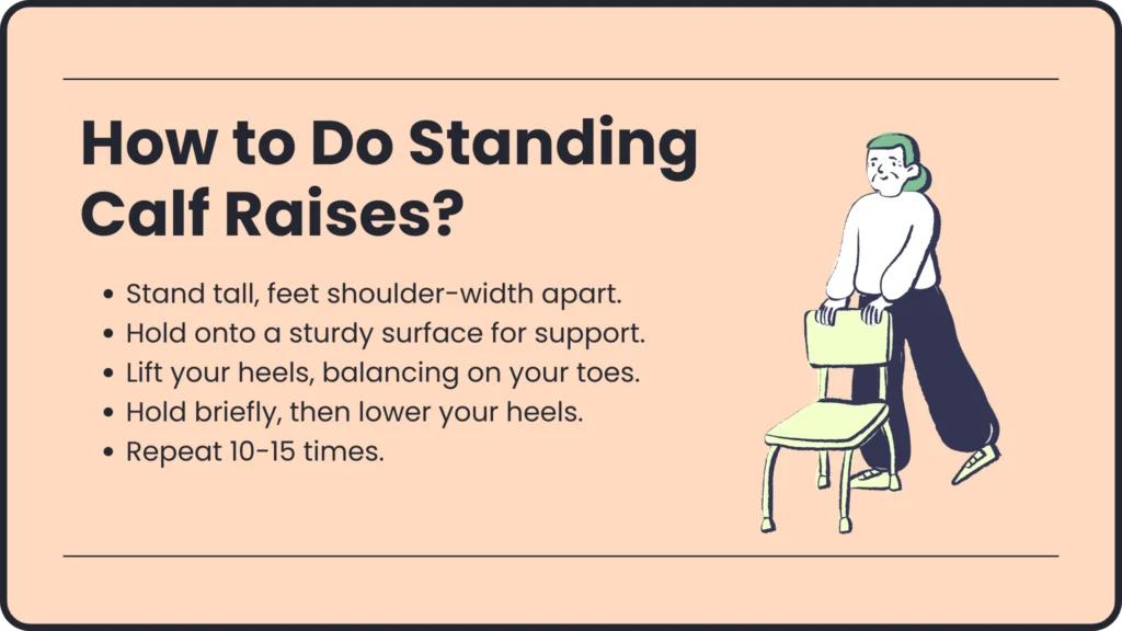 How to Do Standing Calf Raises?